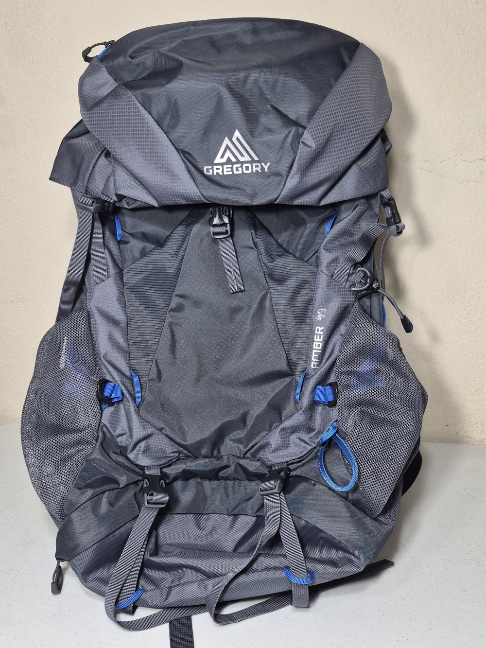 Gregory Amber 44 Hiking Backpack Gray Blue